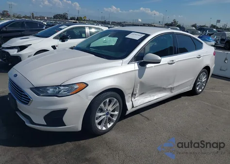2020 Ford Fusion Hybrid Se из США, поврежденный, VIN 3FA6P0LU1LR250894